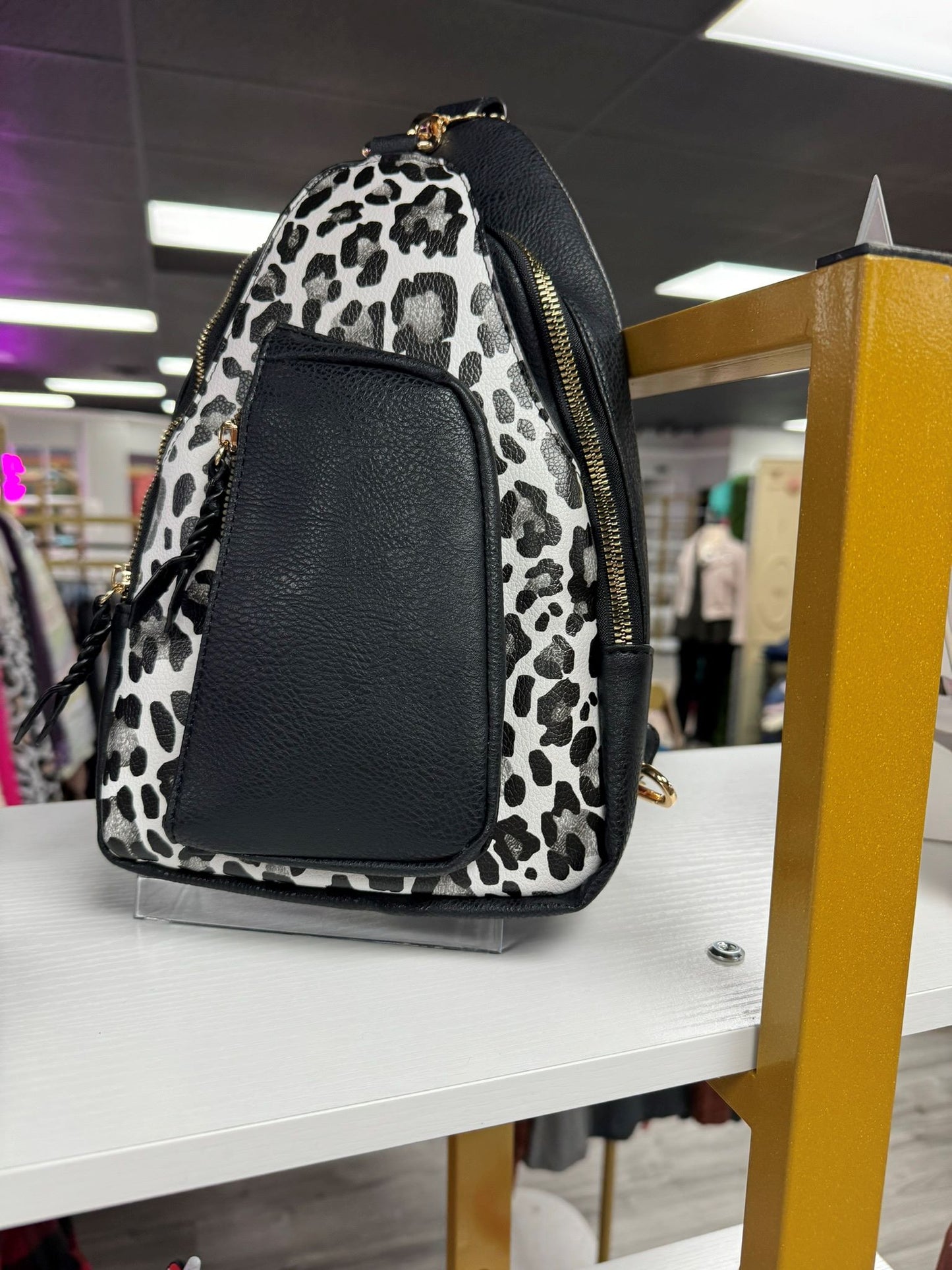 Animal Print Sling Bag